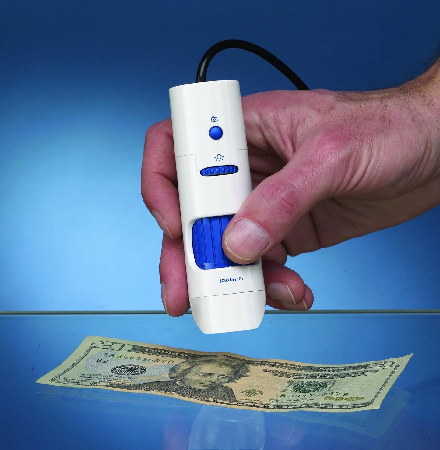 MIDAS Handheld Digital Microscope 1.3MP With Software, Polarizing Lens, USB Camera