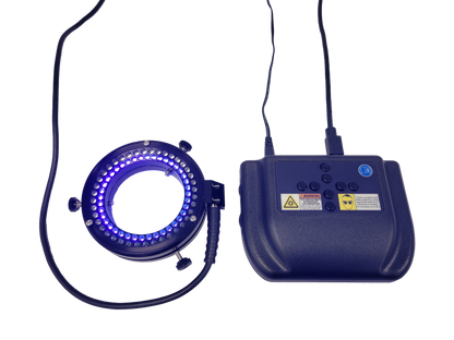 Dimmable LED-High Output Ring Light with 40 UV-A and 40 White LED's