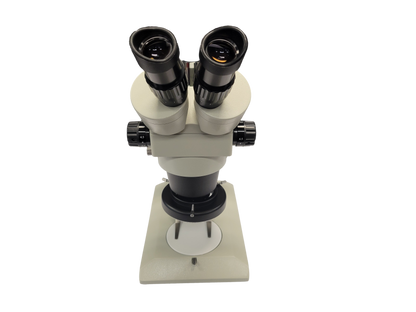 System 250 Stereo Zoom Binocular Scope, With 18734 Stand, and 15854 Quadrant Ring Light