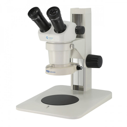 System 230PFS-LEDECO, S-Z 20mm Binocular, Non-Illuminated Plain Stand, LED-ECO Ring Light