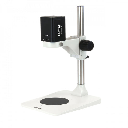 microFOCUS 4K Autofocus Digital Inspection System, Pole Stand, 1- 18x Zoom, Integrated Led Ring Light, Software for Image Capture, Measurement & Annotation