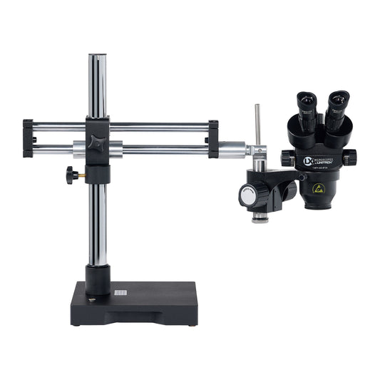 System 373RB-TRT-ESD, S-Z 23mm Tru Trinocular, 10X-65X, RB Stand, ESD-Safe