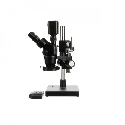 System 373RB-DMLED-HOHDTR-ESD, S-Z 23mm TRU Trinocular, RB Stand, Dimmable LED-High Output Ring Light, Excelis HD Camera, Video Adapter, ESD-Safe