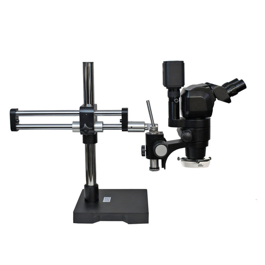 System 373RB-LED3000-4KTRT WITH 0.5X LENS VIP-ESD, VIP, TRU Trinocular, RB Stand, LED-3000 Ring Light, 4K Camera, Video Adapter, ESD-Safe