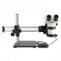 System 274BB-DMLED-HO WITH 0.5X LENS, S-Z 24mm Ergo Binocular, BB Stand, (0.5x Lens Included), Dimmable LED-High Output Ring Light