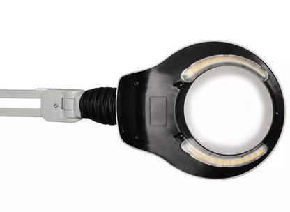 Luxo KFM™ LED Magnifier, 45" Reach Arm, (3-D or 5-D Lens) and Clamp