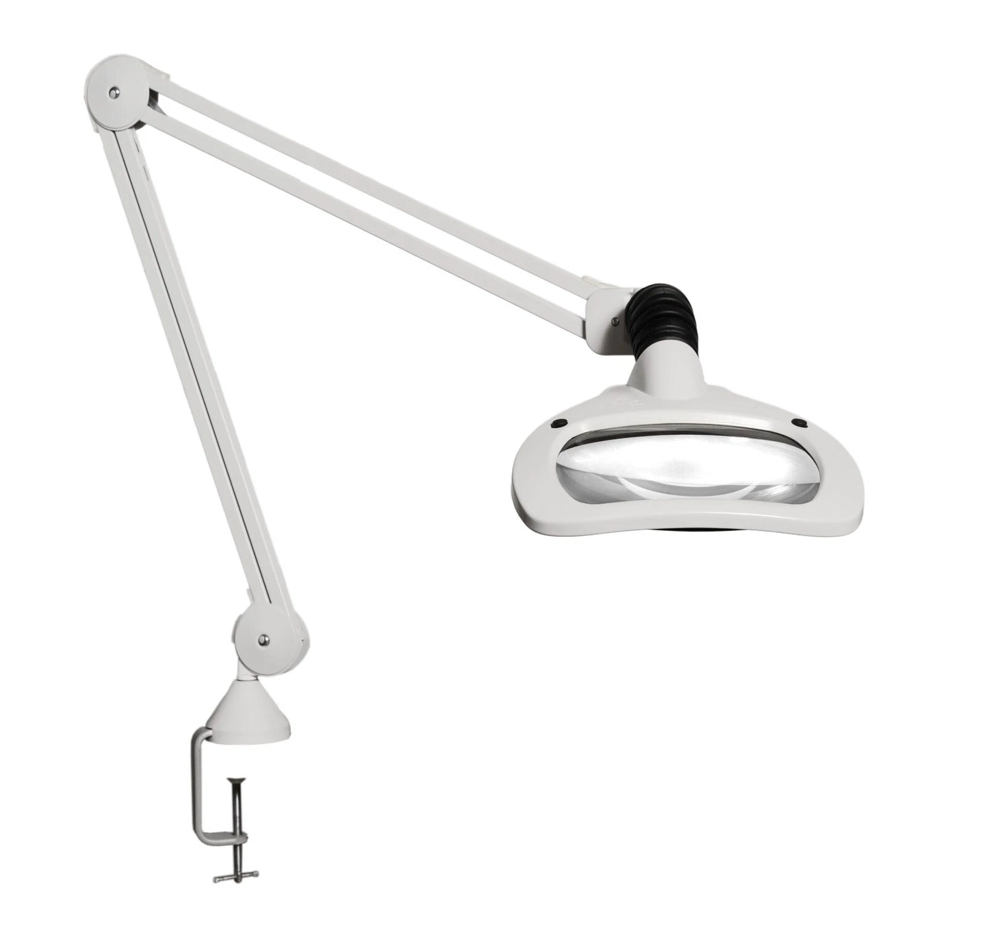 Luxo WAVE® LED Magnifier, 45" Reach Arm, (3.5-D or 5-D Lens) and Clamp
