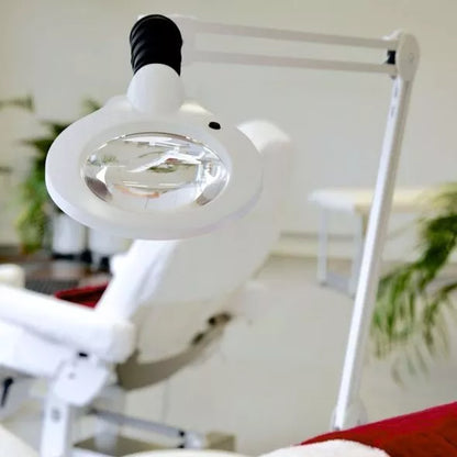 Luxo KFM™ LED Magnifier, 45" Reach Arm, (3-D or 5-D Lens) and Clamp