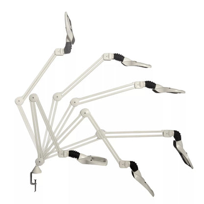 Luxo WAVE® LED Magnifier, 30" Reach Arm, (3.5-D or 5-D) Lens and (Clamp or Base)