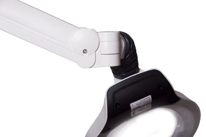 Luxo Circus LED Magnifier, 45" Reach Arm, (3.5-D or 5-D Lens) and Clamp