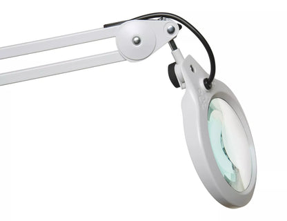 Luxo LFM LED G2 Magnifier, 45" Reach Arm, (3-D or 5-D Lens) and (Clamp or Wall Mount)