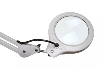 Luxo LFM LED G2 Magnifier, 45" Reach Arm, (3-D or 5-D Lens) and (Clamp or Wall Mount)