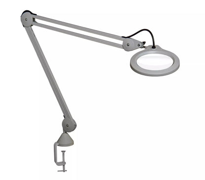 Luxo LFM LED G2 Magnifier, 45" Reach Arm, (3-D or 5-D Lens) and (Clamp or Wall Mount)